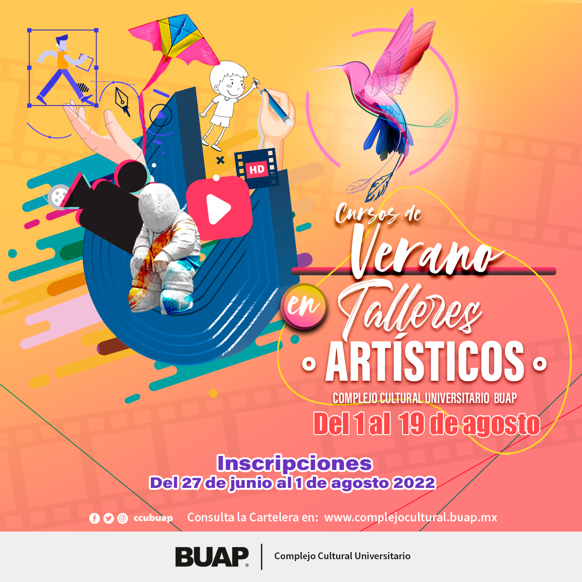 Cursos de Verano en Talleres Artísticos | Benemérita Universidad Autónoma  de Puebla