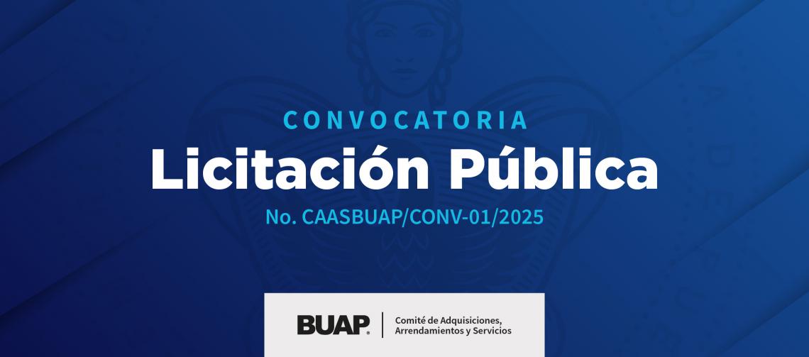 Licitación Pública CAASBUAP-2025